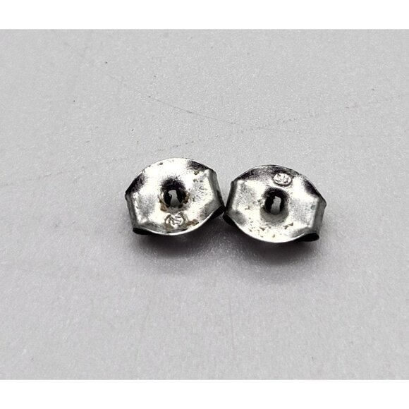 Vintage 925 Sterling Silver Minimalist Petite Dangle Drop Earrings SU Thailand - Picture 6 of 9